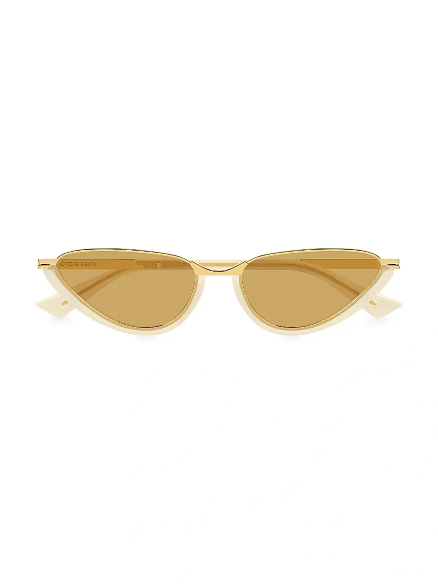 Bottega Veneta Women's Metal Combi 56MM Cat-Eye Sunglasses | Thumbnail 2 Bottega Veneta Women's Metal Combi 56MM Cat-Eye Sunglasses | Thumbnail 2