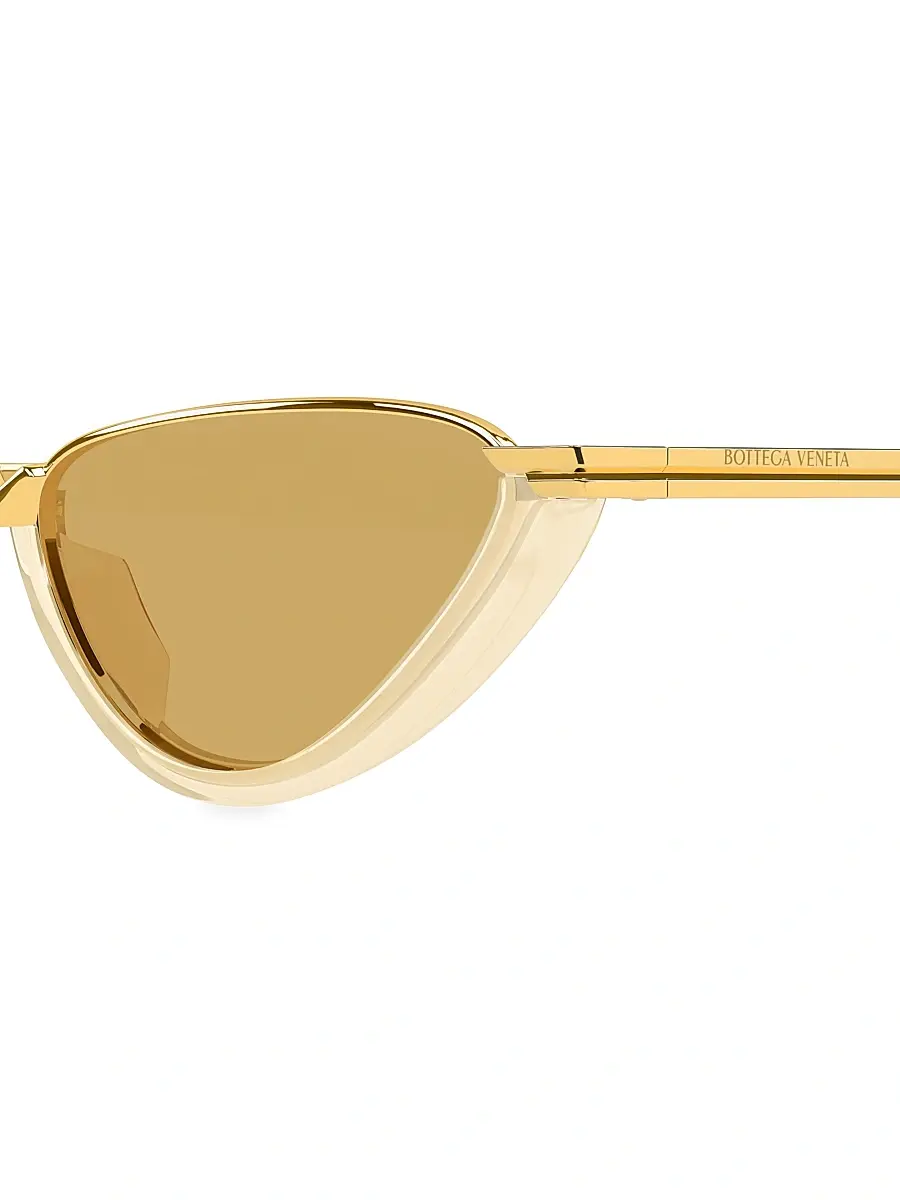 Bottega Veneta Women's Metal Combi 56MM Cat-Eye Sunglasses | Thumbnail 3 Bottega Veneta Women's Metal Combi 56MM Cat-Eye Sunglasses | Thumbnail 3