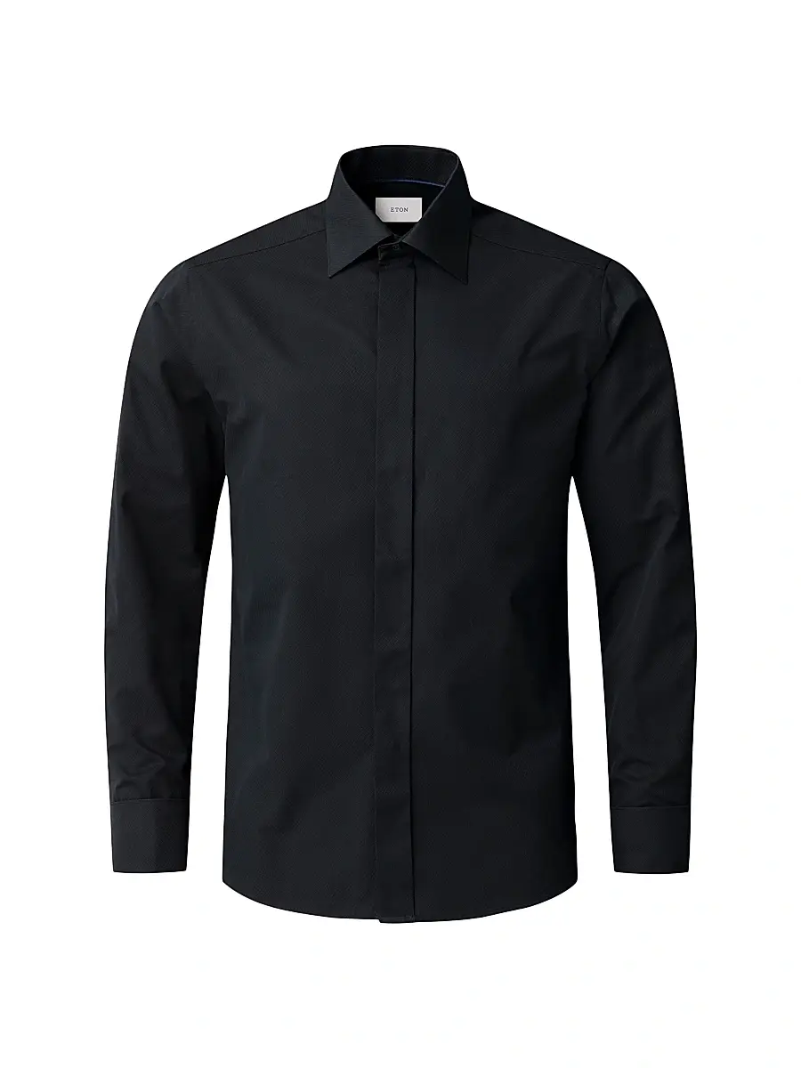 Eton Men's Slim-Fit Textured Dress Shirt | Thumbnail 2 Eton Men's Slim-Fit Textured Dress Shirt | Thumbnail 2