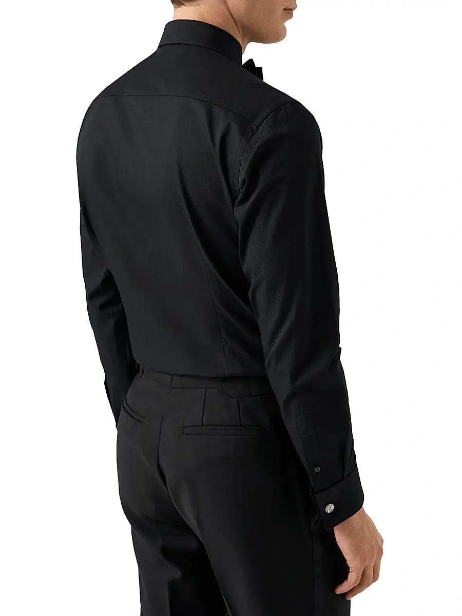 Eton Men's Slim-Fit Textured Dress Shirt | Thumbnail 4 Eton Men's Slim-Fit Textured Dress Shirt | Thumbnail 4