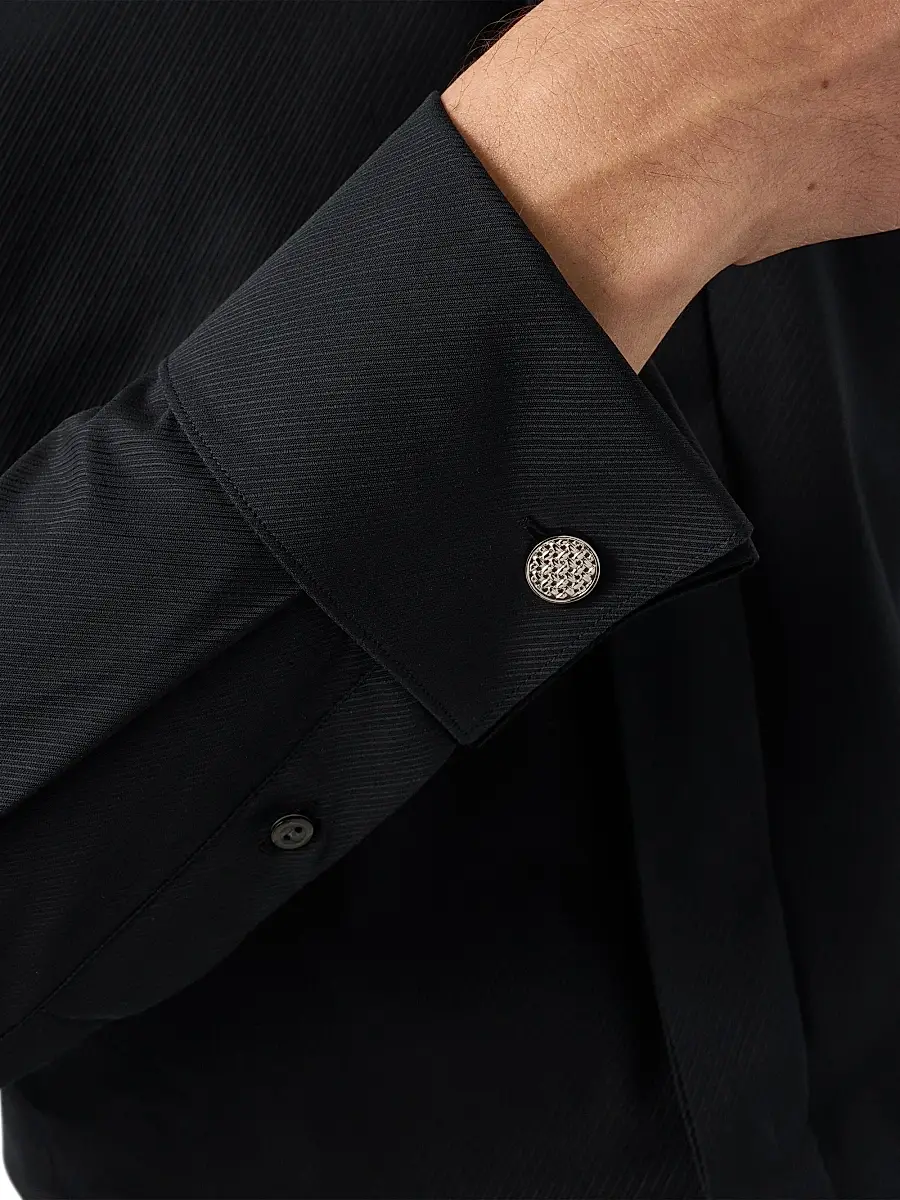 Eton Men's Slim-Fit Textured Dress Shirt | Thumbnail 6 Eton Men's Slim-Fit Textured Dress Shirt | Thumbnail 6