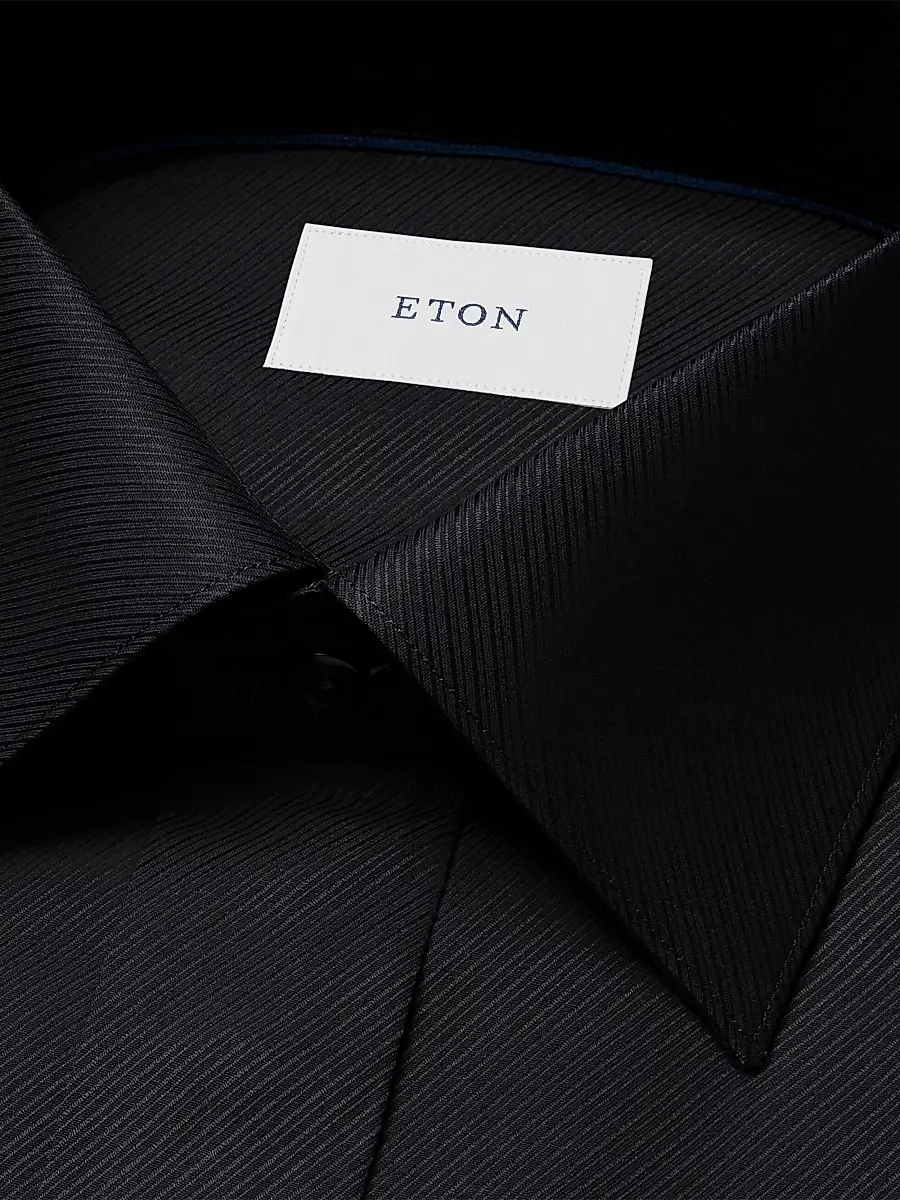 Eton Men's Slim-Fit Textured Dress Shirt | Thumbnail 7 Eton Men's Slim-Fit Textured Dress Shirt | Thumbnail 7
