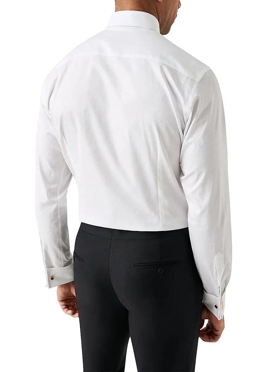 Eton Men's Jacquard Cotton Twill Contemporary-Fit Shirt | Thumbnail 4