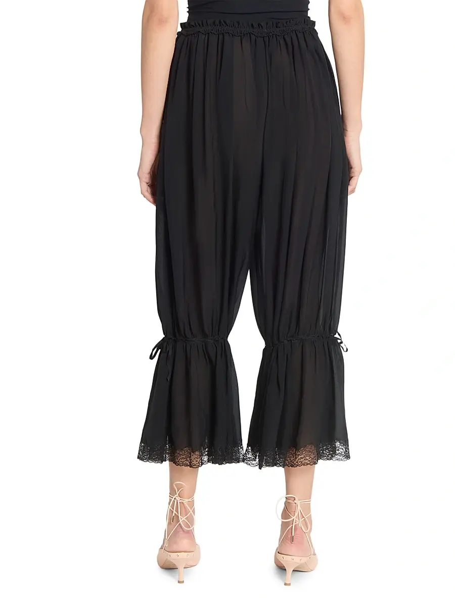 Chloé Women's Silk Bloomer Pants - Black | Thumbnail 5 Chloé Women's Silk Bloomer Pants - Black | Thumbnail 5