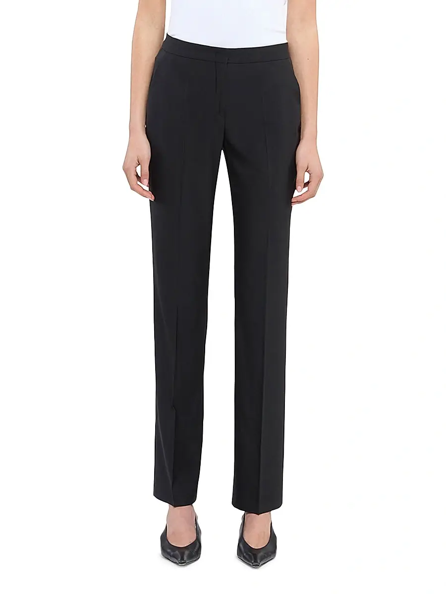 Another Tomorrow Women's Classic Trousers | Thumbnail 2 Another Tomorrow Women's Classic Trousers | Thumbnail 2