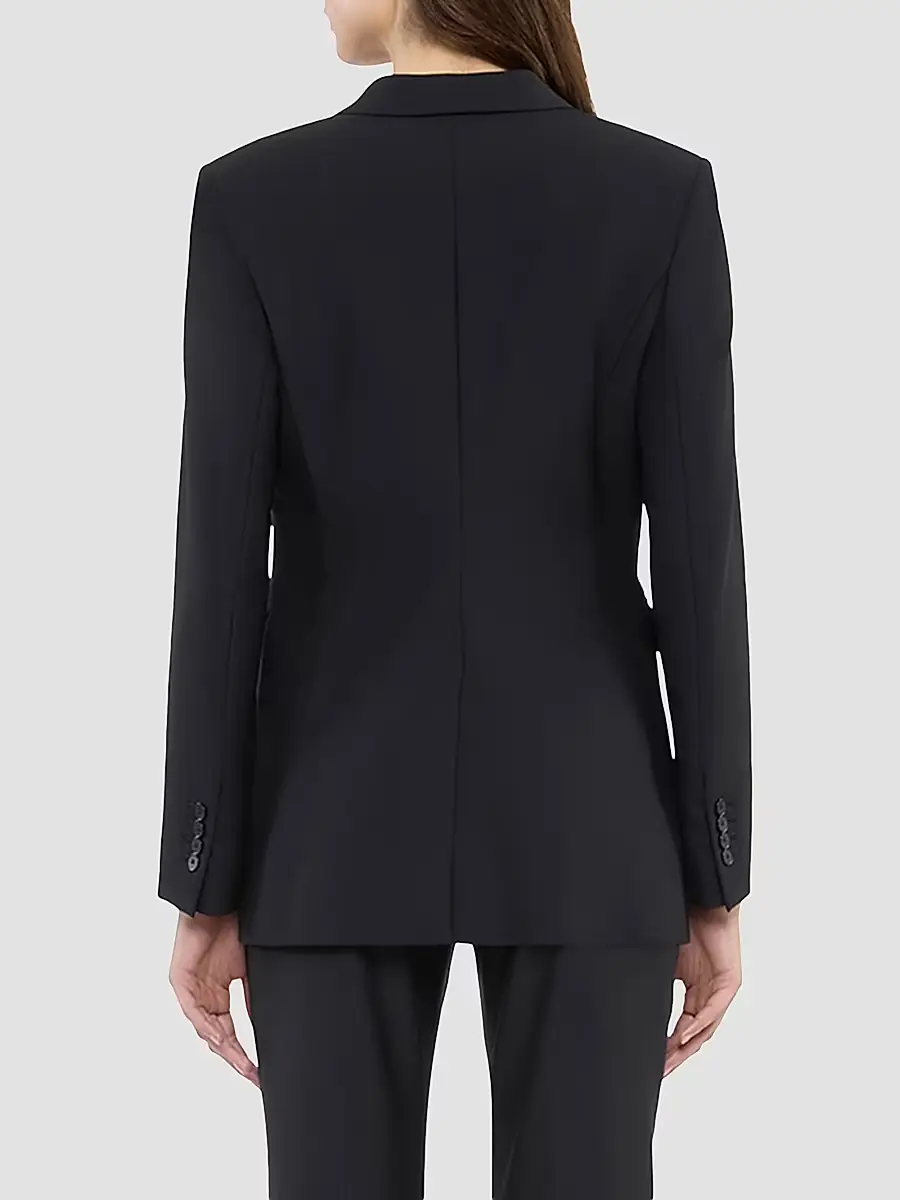 Another Tomorrow Women's Single Button Jacket | Thumbnail 4 Another Tomorrow Women's Single Button Jacket | Thumbnail 4