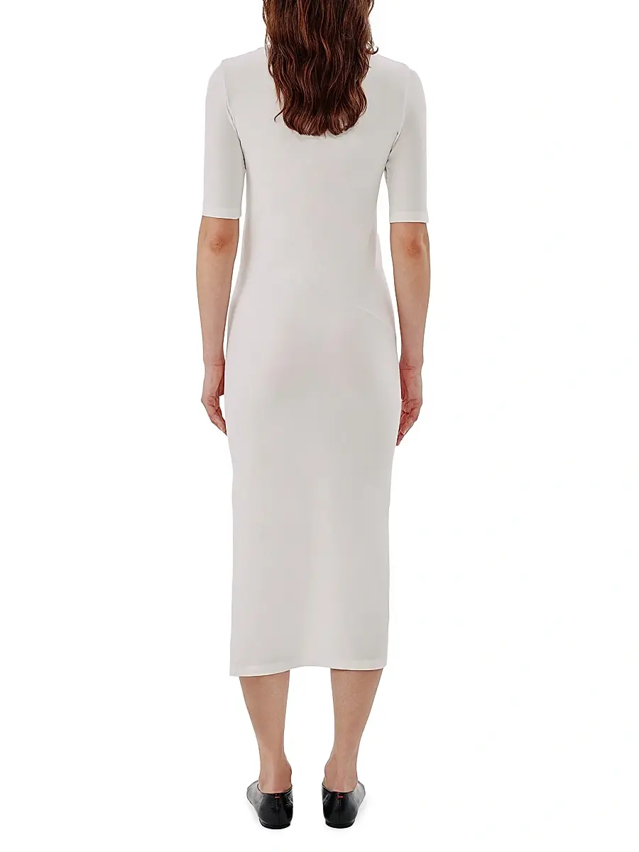 Another Tomorrow Women's Elbow Sleeve Dress | Thumbnail 4