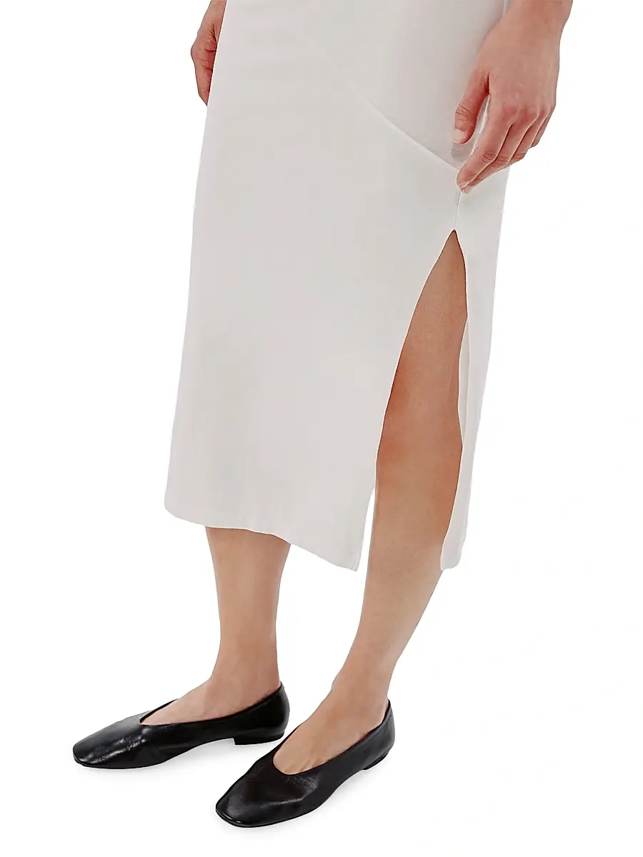 Another Tomorrow Women's Elbow Sleeve Dress | Thumbnail 6