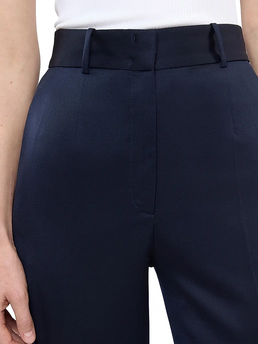Another Tomorrow Women's Wide Leg Suit Pants | Thumbnail 5 Another Tomorrow Women's Wide Leg Suit Pants | Thumbnail 5