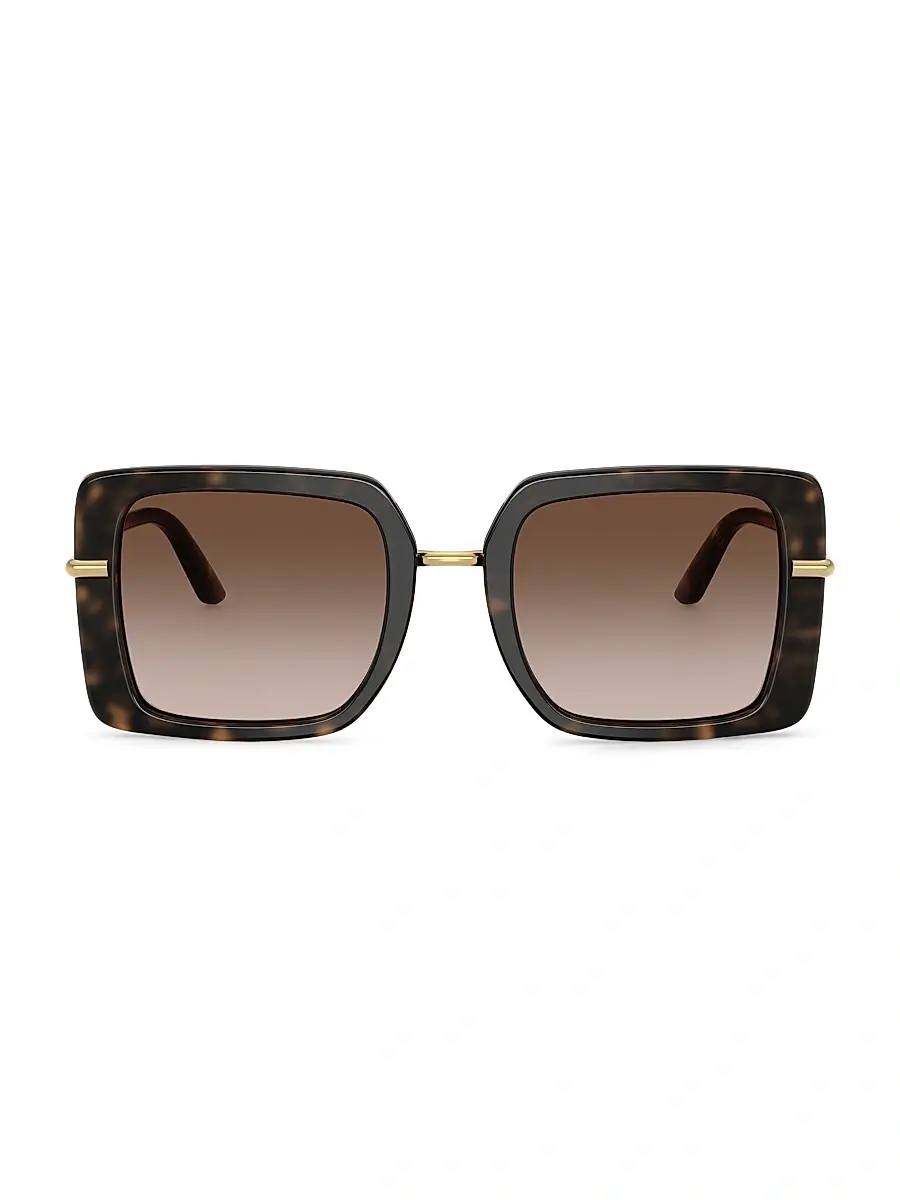 Dolce & Gabbana Women's 52MM Square Sunglasses - Brown Gradient | Thumbnail 2
