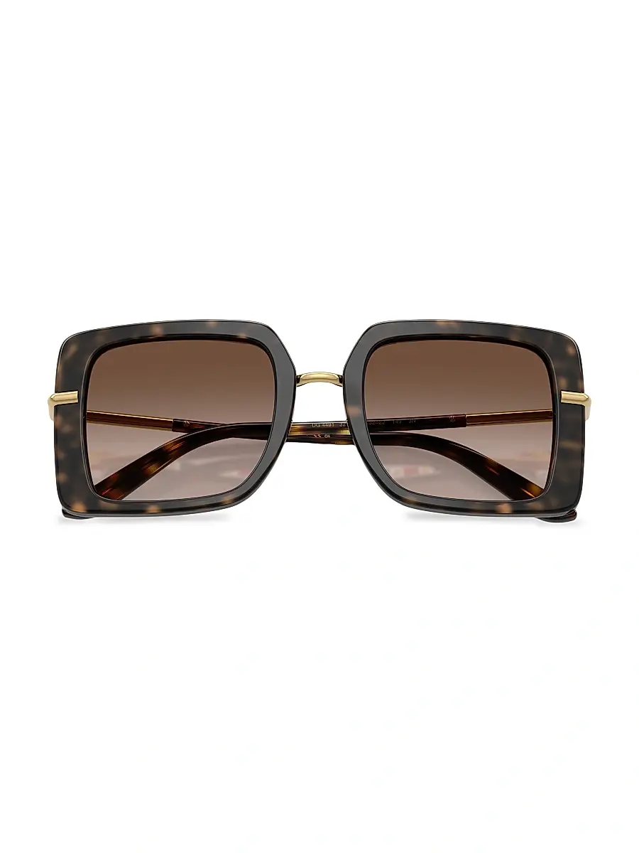Dolce & Gabbana Women's 52MM Square Sunglasses - Brown Gradient | Thumbnail 5