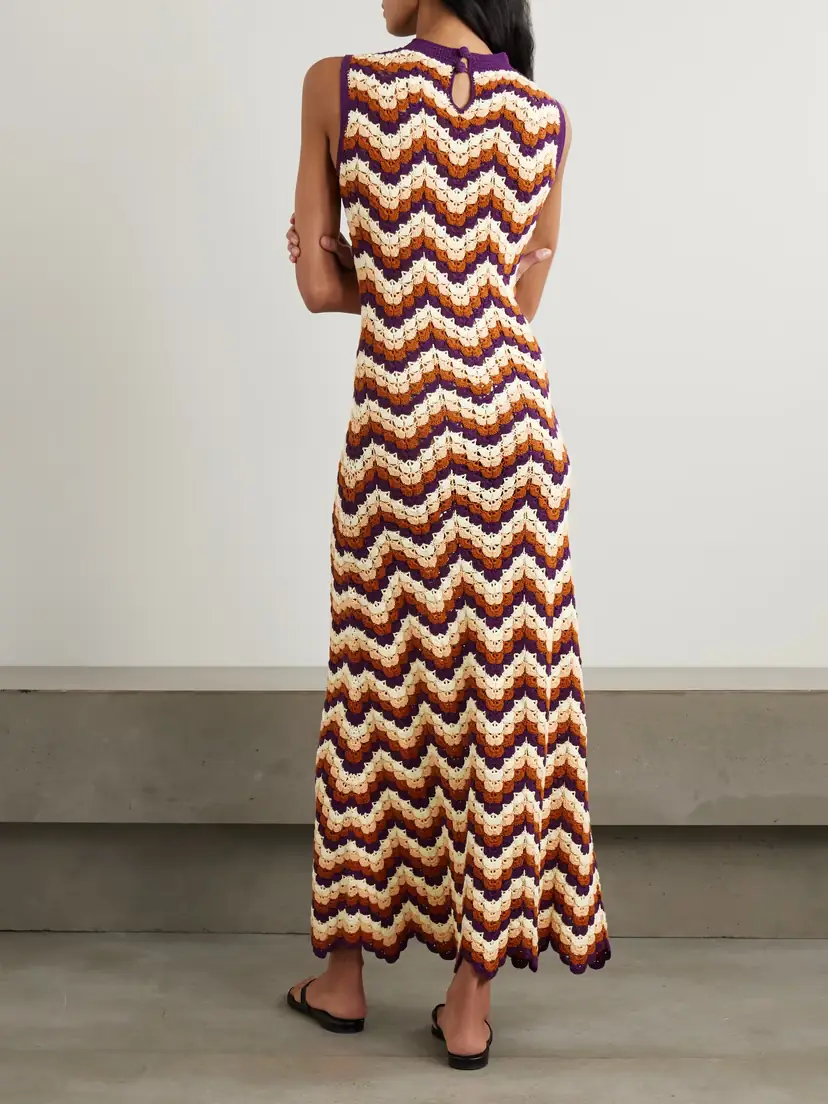 ESCVDO Amazonas Scalloped Crocheted Cotton Maxi Dress | Thumbnail 3 ESCVDO Amazonas Scalloped Crocheted Cotton Maxi Dress | Thumbnail 3