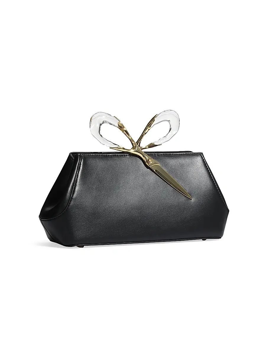 ALEXIS BITTAR Women's The Scissor Leather Clutch | Thumbnail 4 ALEXIS BITTAR Women's The Scissor Leather Clutch | Thumbnail 4