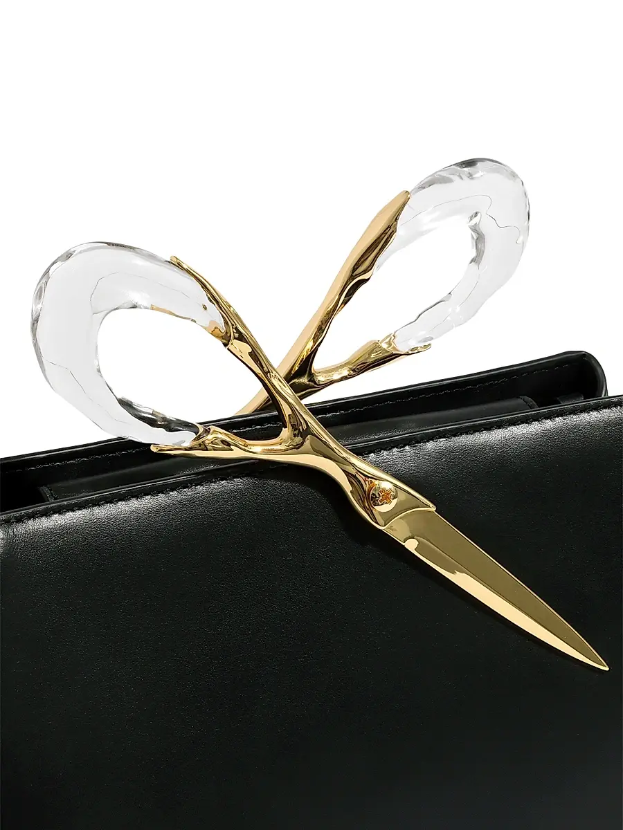 ALEXIS BITTAR Women's The Scissor Leather Clutch | Thumbnail 6 ALEXIS BITTAR Women's The Scissor Leather Clutch | Thumbnail 6