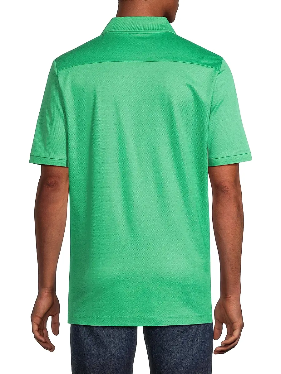 Eton Men's Cotton Piqué Polo Shirt | Thumbnail 5 Eton Men's Cotton Piqué Polo Shirt | Thumbnail 5