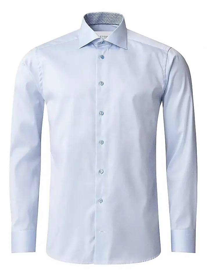 Men's Geometric Contemporary-Fit Solid Shirt Men's Geometric Contemporary-Fit Solid Shirt