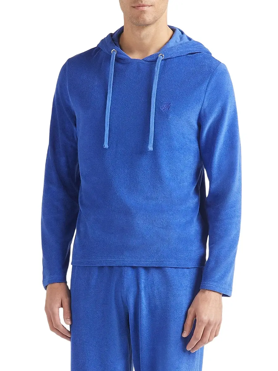 Vilebrequin Men's Terry Cotton-Nylon Hoodie | Thumbnail 4 Vilebrequin Men's Terry Cotton-Nylon Hoodie | Thumbnail 4