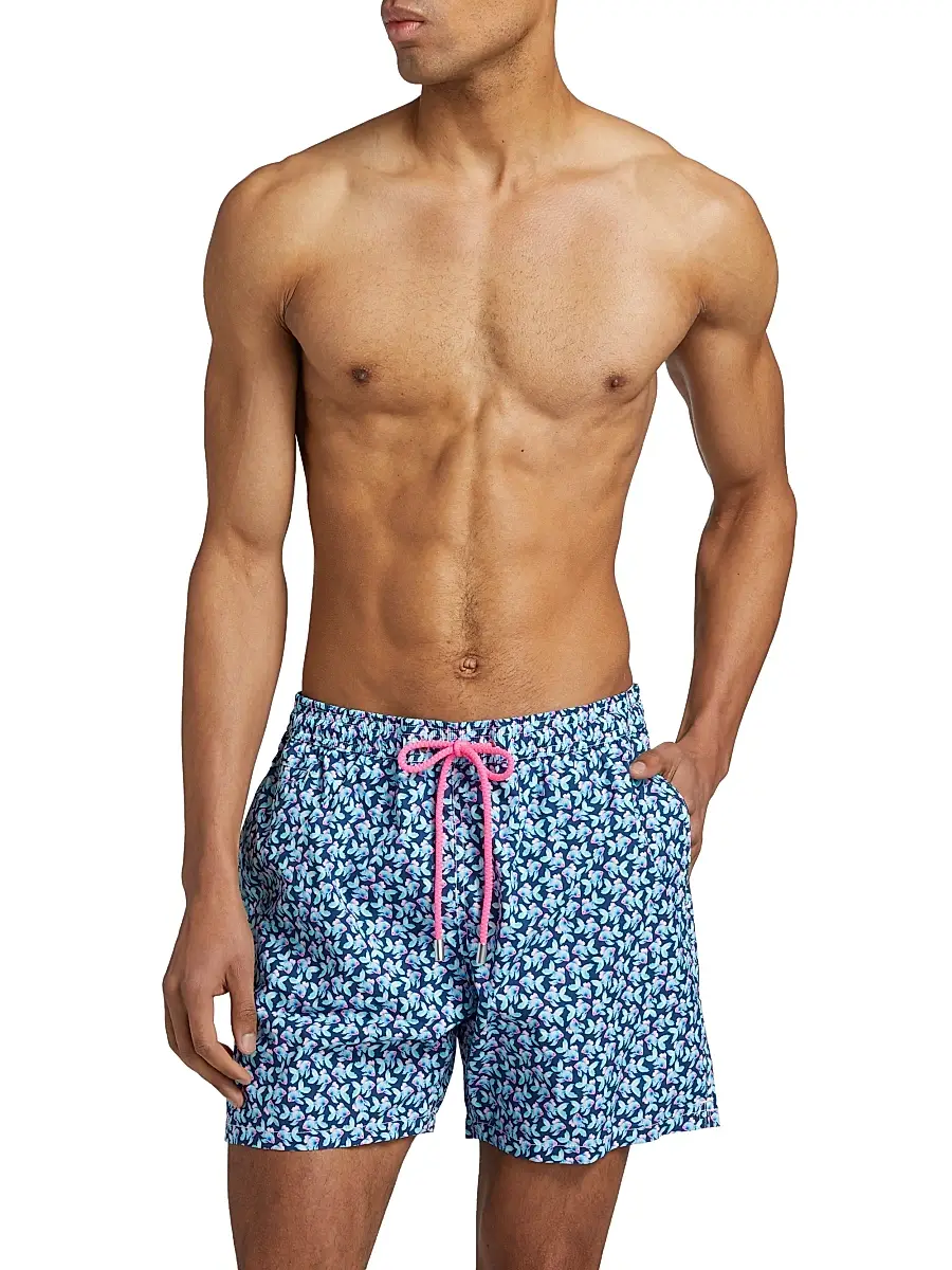 MC2 Saint Barth Men's Comfort Light Swim Trunks - Silk Fish | Thumbnail 3 MC2 Saint Barth Men's Comfort Light Swim Trunks - Silk Fish | Thumbnail 3