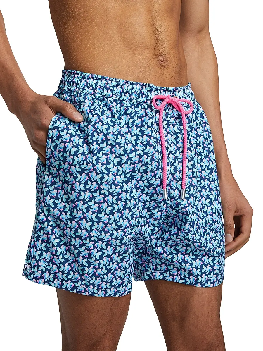 MC2 Saint Barth Men's Comfort Light Swim Trunks - Silk Fish | Thumbnail 5 MC2 Saint Barth Men's Comfort Light Swim Trunks - Silk Fish | Thumbnail 5