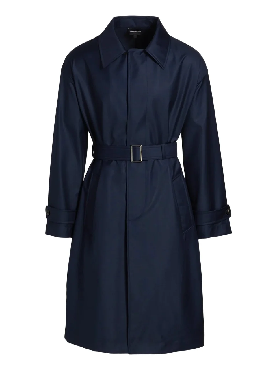 Men's Wool Belted Trench Coat Men's Wool Belted Trench Coat