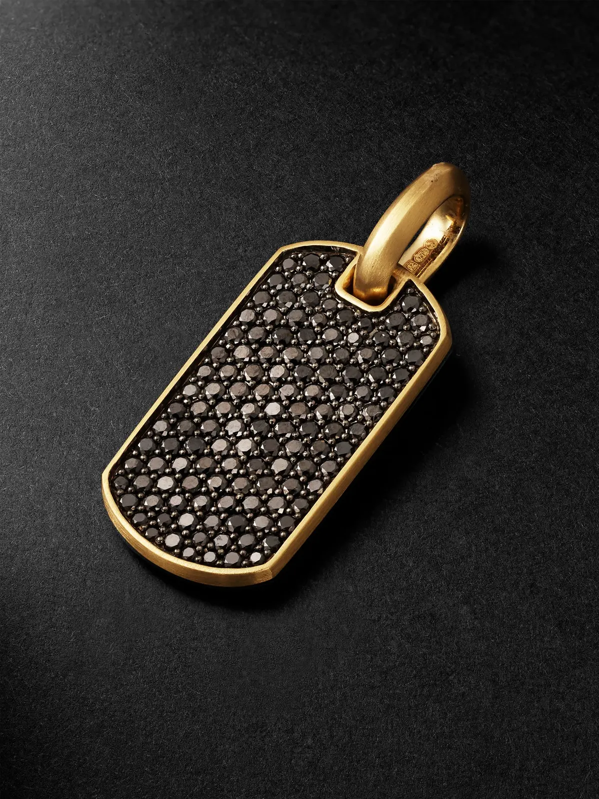 David Yurman Chevron Gold Diamond Pendant - Men