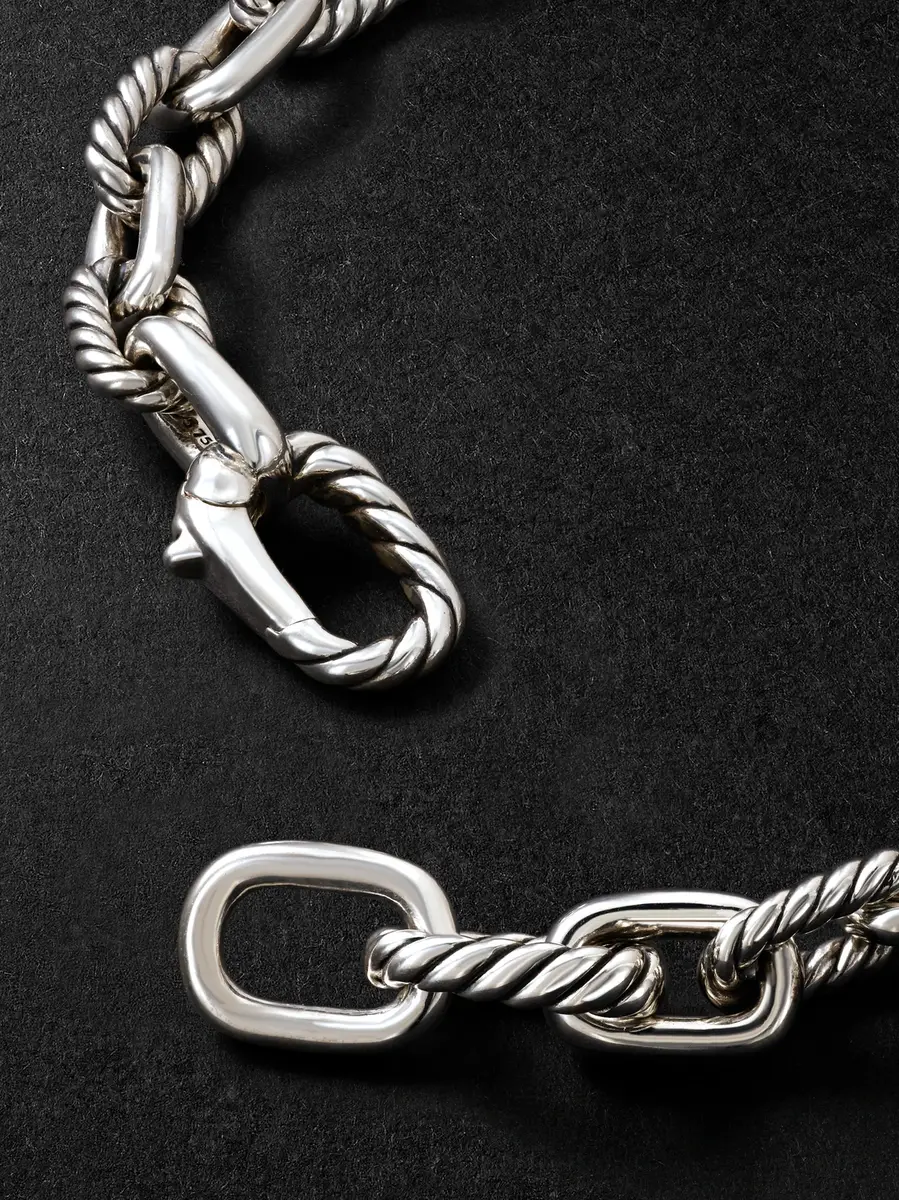 David Yurman Madison Sterling Silver and 18-Karat Gold Chain Bracelet - Men | Thumbnail 3 David Yurman Madison Sterling Silver and 18-Karat Gold Chain Bracelet - Men | Thumbnail 3
