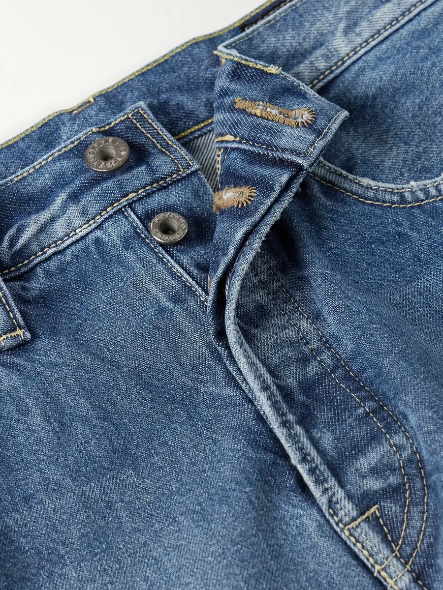 KAPITAL Monkey CISCO Straight-Leg Distressed Embroidered Jeans - Men | Thumbnail 6