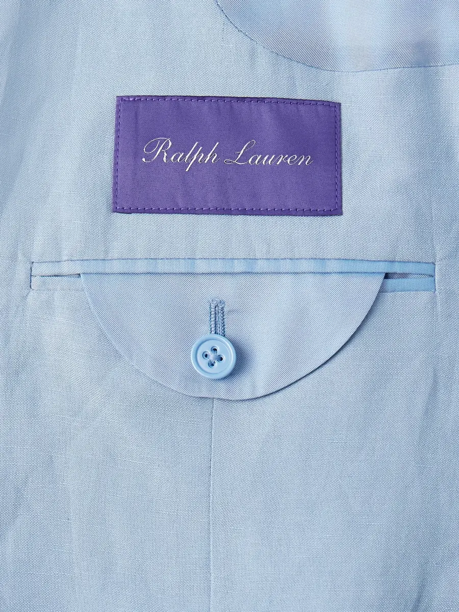 Ralph Lauren Purple Label Slim-Fit Silk and Linen-Blend Suit Jacket - Men | Thumbnail 5 Ralph Lauren Purple Label Slim-Fit Silk and Linen-Blend Suit Jacket - Men | Thumbnail 5