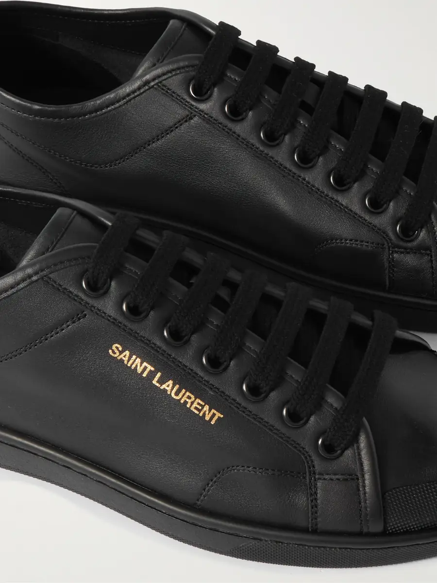 Saint Laurent Gym Low Logo-Print Leather Sneakers - Men | Thumbnail 5 Saint Laurent Gym Low Logo-Print Leather Sneakers - Men | Thumbnail 5