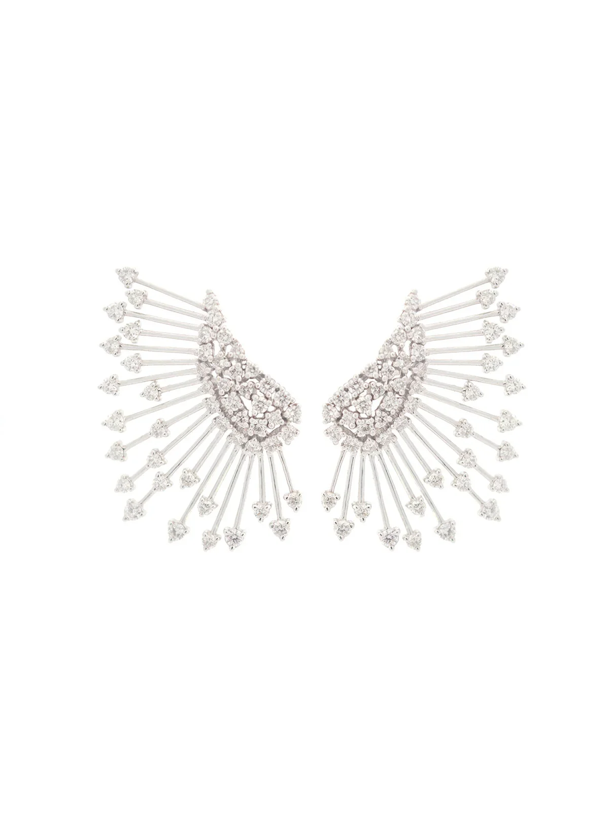 2.46ct Diamond 18K Gold Earrings