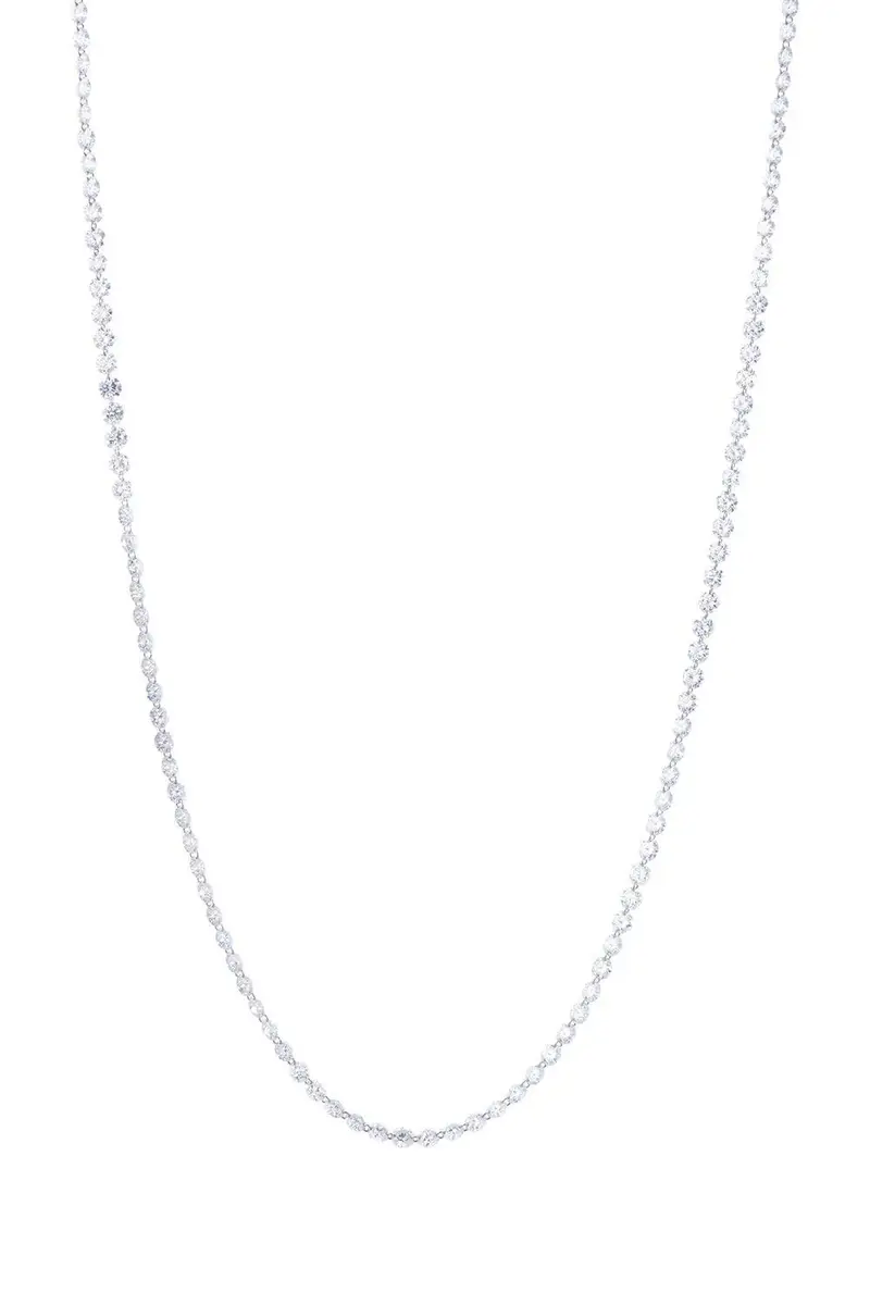 Diamond Pierced Stone Necklace Diamond Pierced Stone Necklace