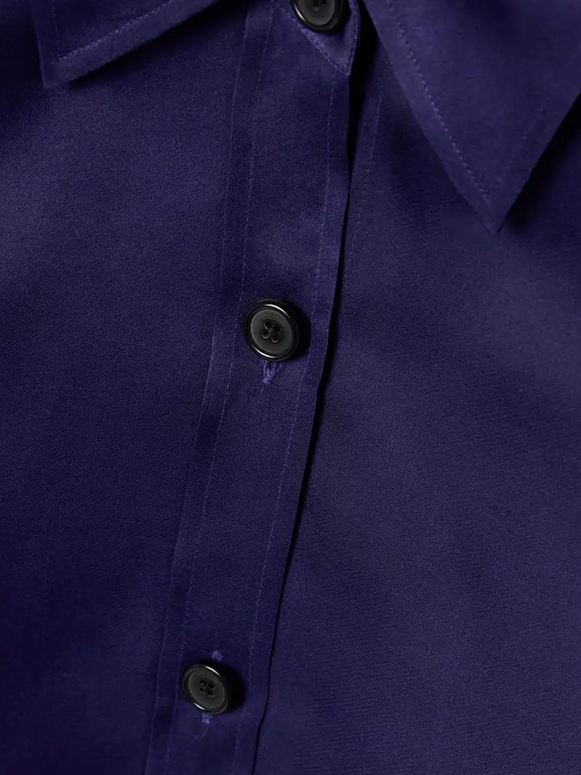 Khaite Herschel Oversized Silk-organza Shirt | Thumbnail 4