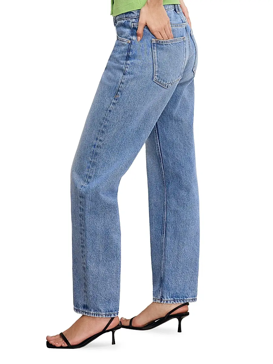 GOOD AMERICAN Women's Good Standard Straight-Leg Jeans | Thumbnail 4 GOOD AMERICAN Women's Good Standard Straight-Leg Jeans | Thumbnail 4