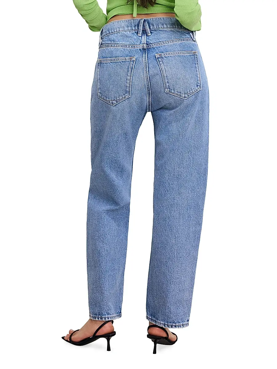 GOOD AMERICAN Women's Good Standard Straight-Leg Jeans | Thumbnail 5 GOOD AMERICAN Women's Good Standard Straight-Leg Jeans | Thumbnail 5