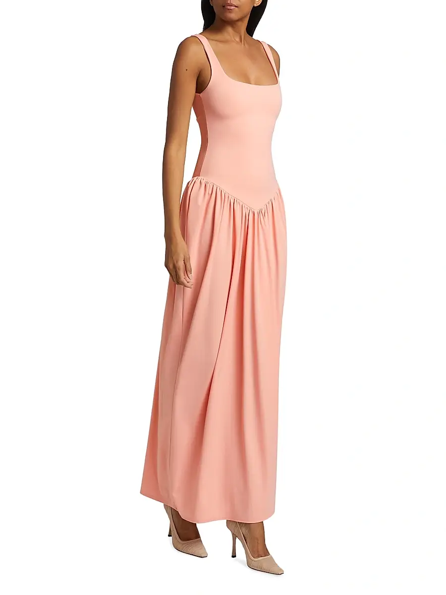 Mariandree Gaitan Women's Viana Pleated Maxi Dress | Thumbnail 3 Mariandree Gaitan Women's Viana Pleated Maxi Dress | Thumbnail 3