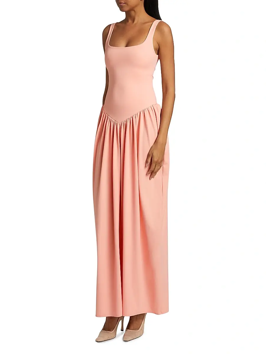 Mariandree Gaitan Women's Viana Pleated Maxi Dress | Thumbnail 4 Mariandree Gaitan Women's Viana Pleated Maxi Dress | Thumbnail 4