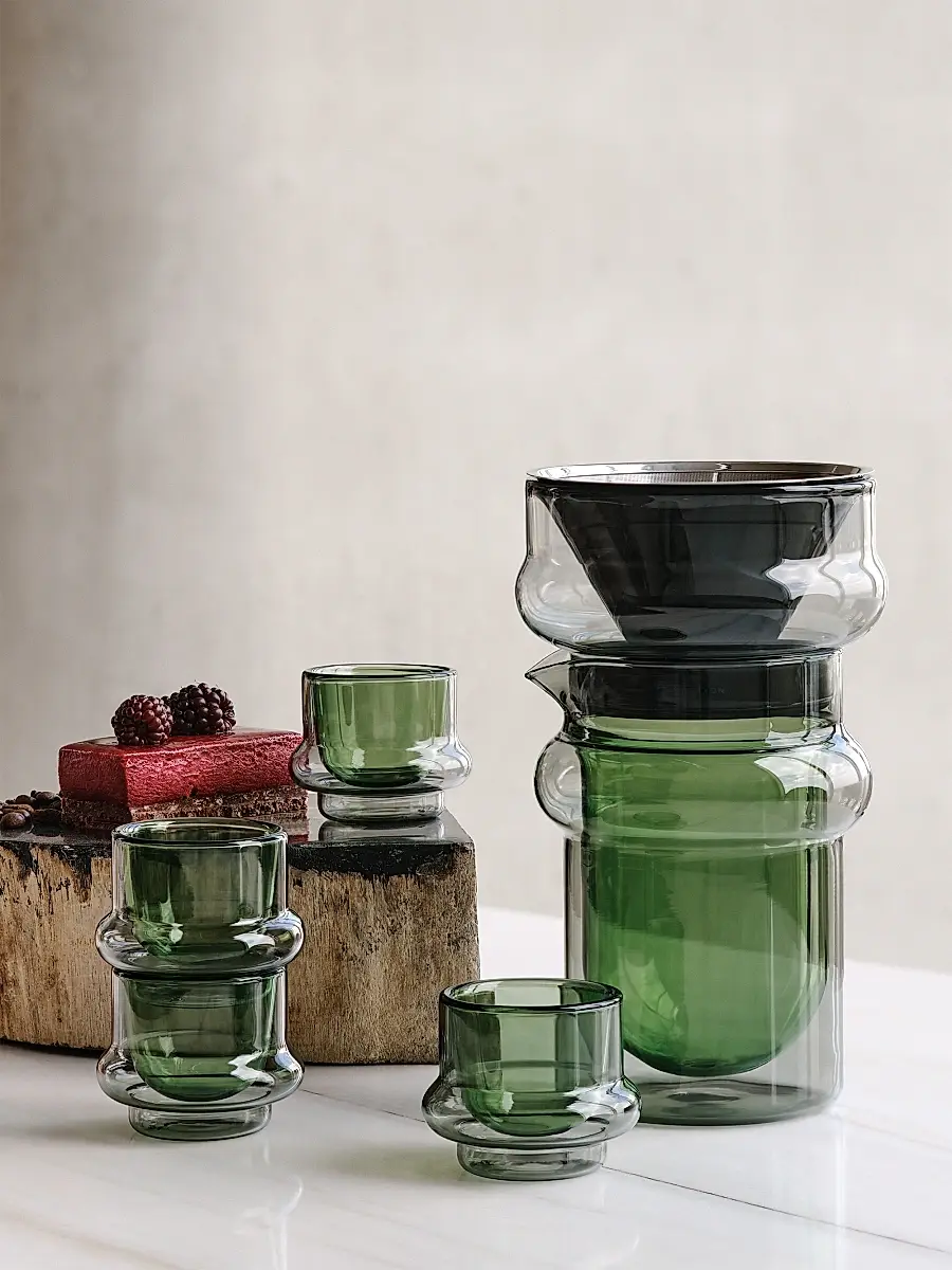 Tom Dixon Bump Carafe Filter Set - Green | Thumbnail 5 Tom Dixon Bump Carafe Filter Set - Green | Thumbnail 5