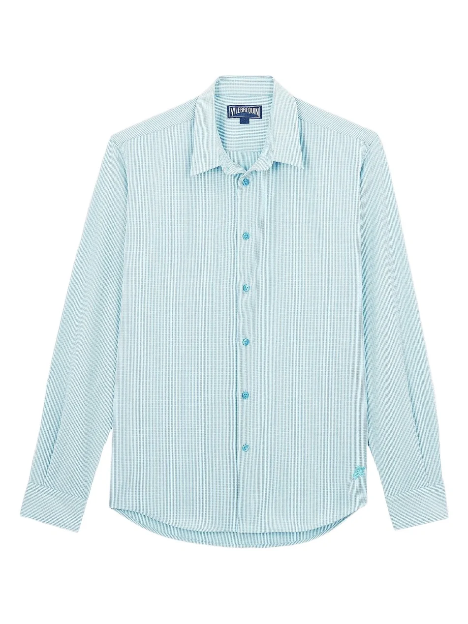 Vilebrequin Men's Wool-Blend Button-Front Shirt