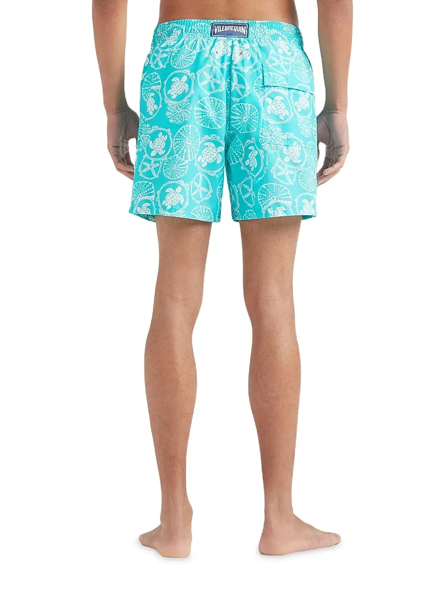 Vilebrequin Men's Oursins Bicolores Printed Swim Shorts | Thumbnail 4 Vilebrequin Men's Oursins Bicolores Printed Swim Shorts | Thumbnail 4