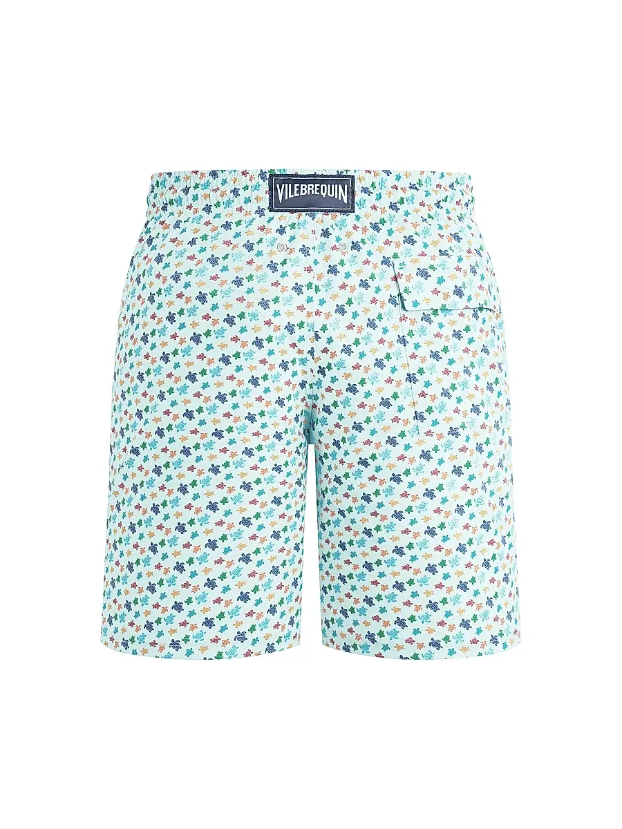 Vilebrequin Men's Micro Ronde Des Tortues Rainbow Stretch Swim Shorts | Thumbnail 2 Vilebrequin Men's Micro Ronde Des Tortues Rainbow Stretch Swim Shorts | Thumbnail 2