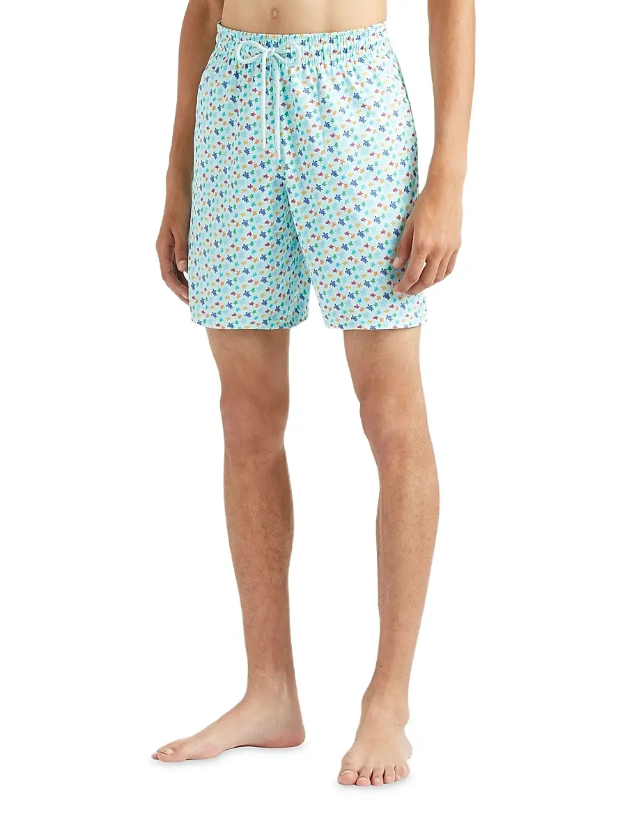 Vilebrequin Men's Micro Ronde Des Tortues Rainbow Stretch Swim Shorts | Thumbnail 3 Vilebrequin Men's Micro Ronde Des Tortues Rainbow Stretch Swim Shorts | Thumbnail 3