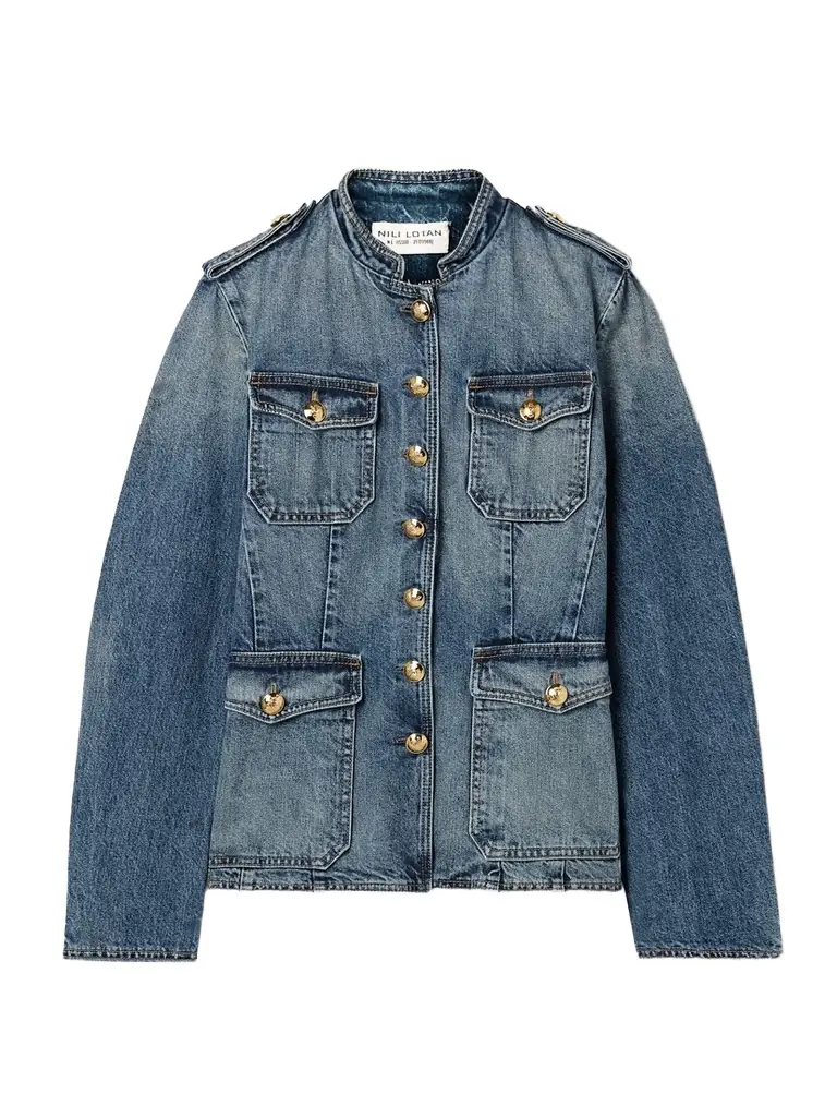 Nili Lotan Geraldine Denim Jacket | Image 1 Nili Lotan Geraldine Denim Jacket | Image 1