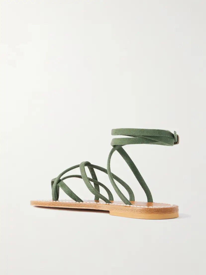 K Jacques St Tropez Zenobie Suede Sandals | Thumbnail 3