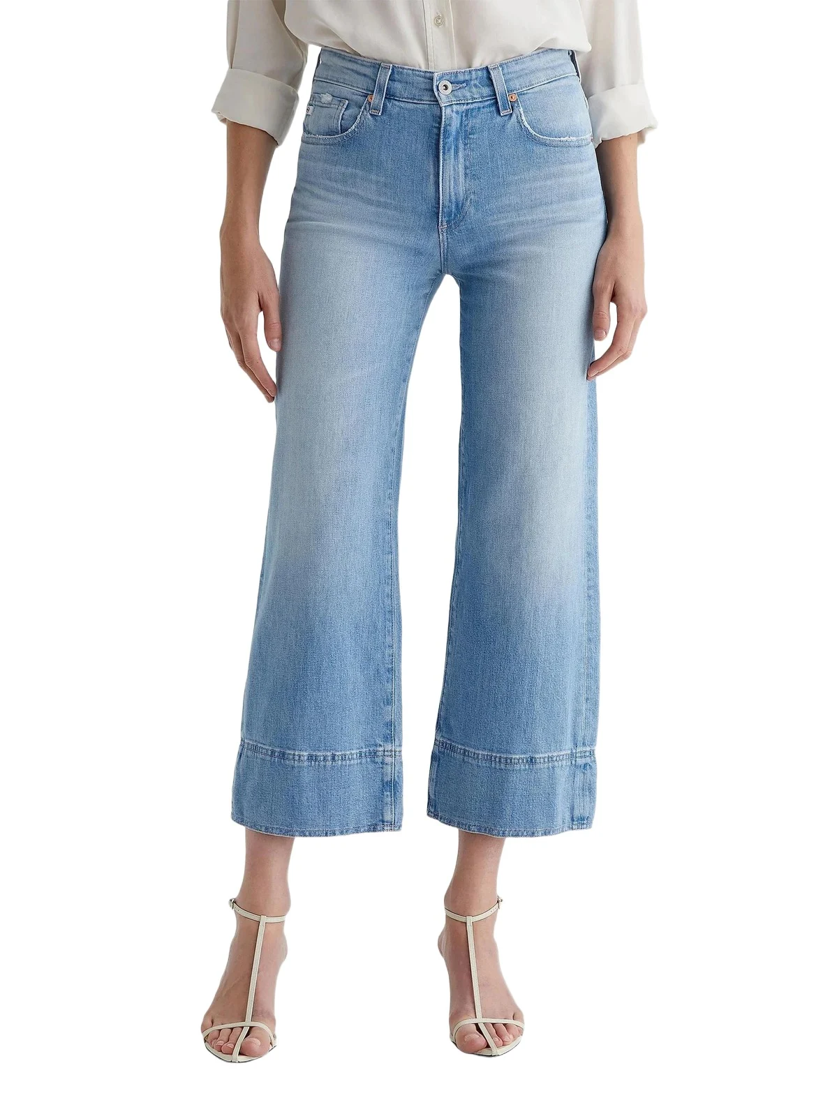 AG Jeans Women's Saige Mid-Rise Flared Crop Jeans