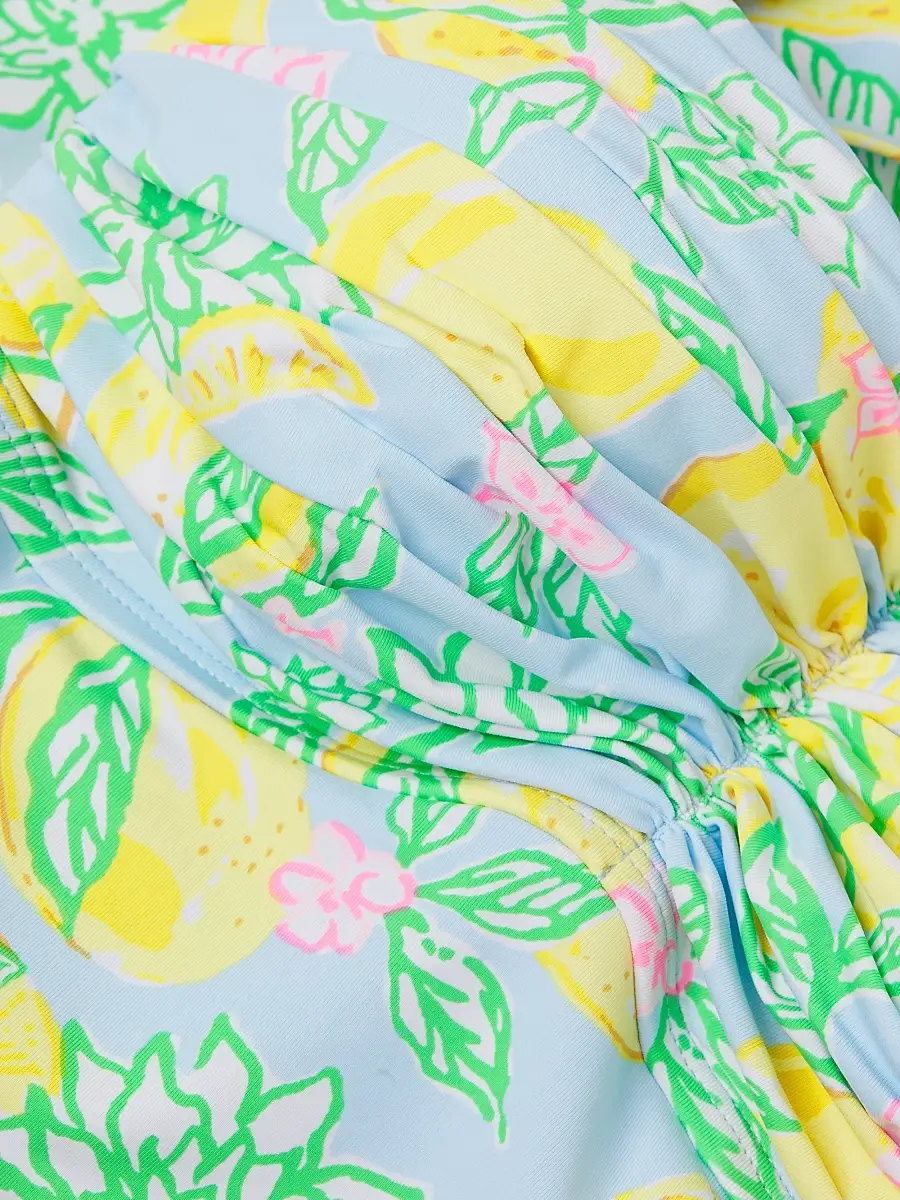Lilly Pulitzer Women's Solaria Bluette Make Lemonade One-Piece Swimsuit - Bluette Make Lemonade | Thumbnail 6 Lilly Pulitzer Women's Solaria Bluette Make Lemonade One-Piece Swimsuit - Bluette Make Lemonade | Thumbnail 6