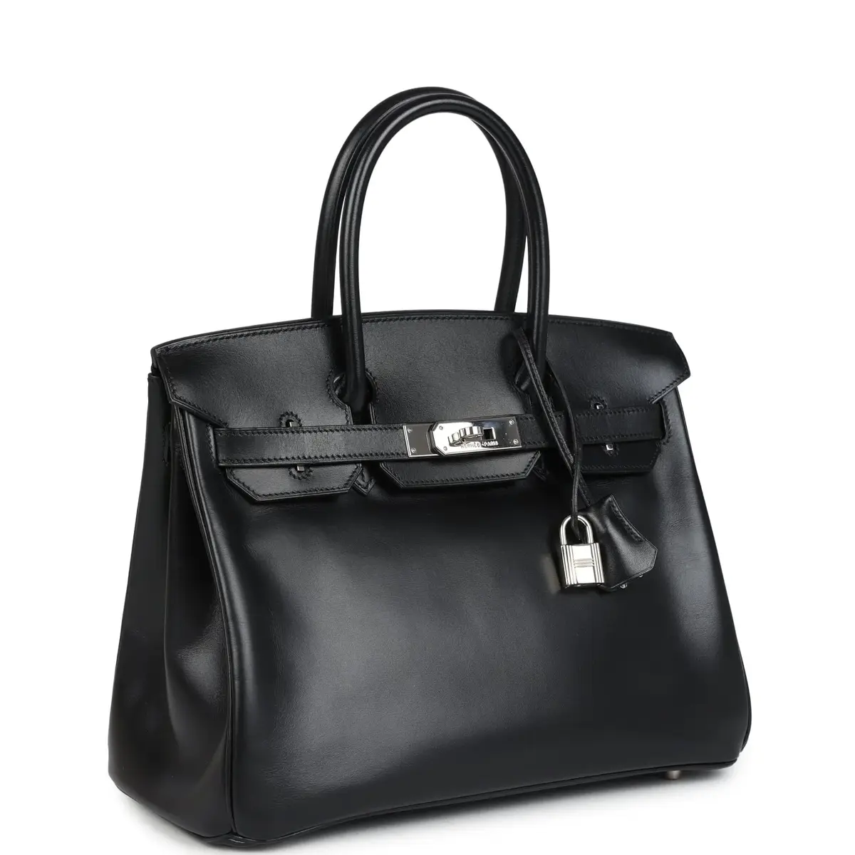 HERMÈS Vintage Hermes Birkin 30 Black Box Palladium Hardware | Thumbnail 2 HERMÈS Vintage Hermes Birkin 30 Black Box Palladium Hardware | Thumbnail 2