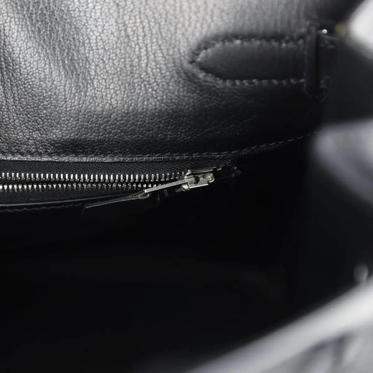 HERMÈS Vintage Hermes Birkin 30 Black Box Palladium Hardware | Thumbnail 9 HERMÈS Vintage Hermes Birkin 30 Black Box Palladium Hardware | Thumbnail 9