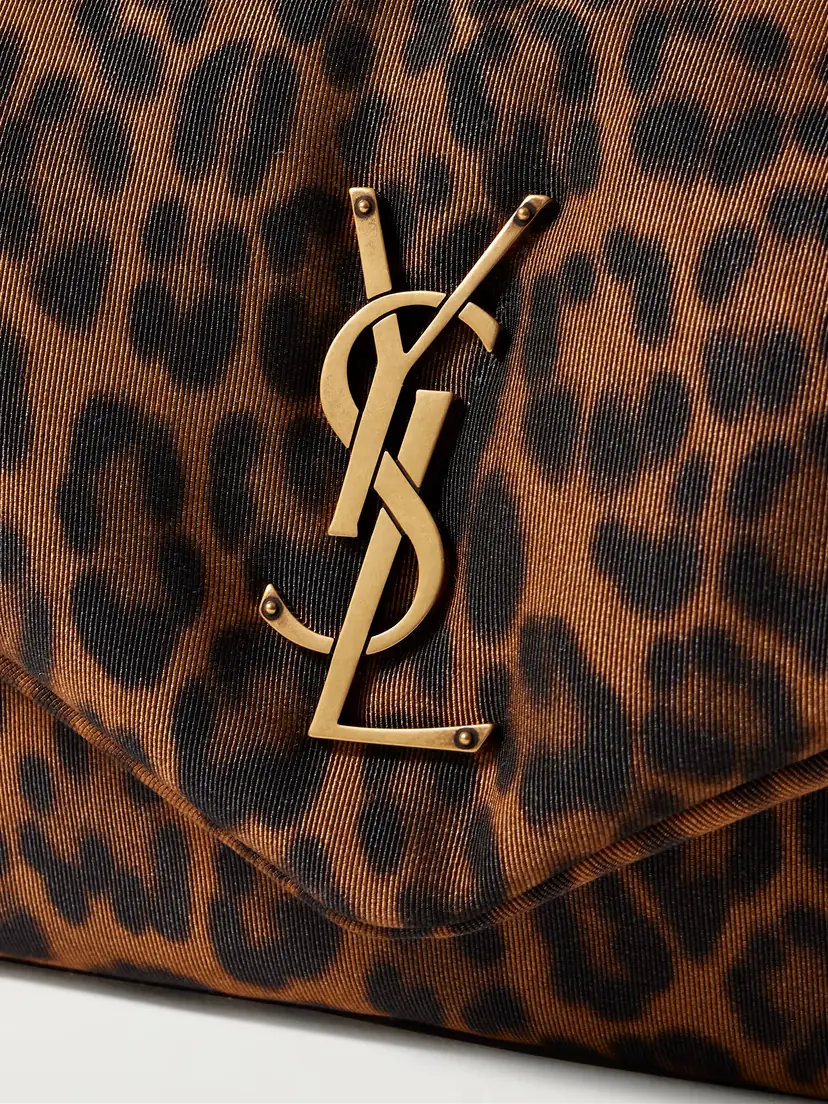 Saint Laurent Calypso Small Padded Leopard-print Faille Shoulder Bag | Thumbnail 4 Saint Laurent Calypso Small Padded Leopard-print Faille Shoulder Bag | Thumbnail 4