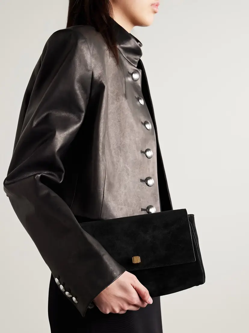 Khaite Audrey Suede Shoulder Bag | Thumbnail 2