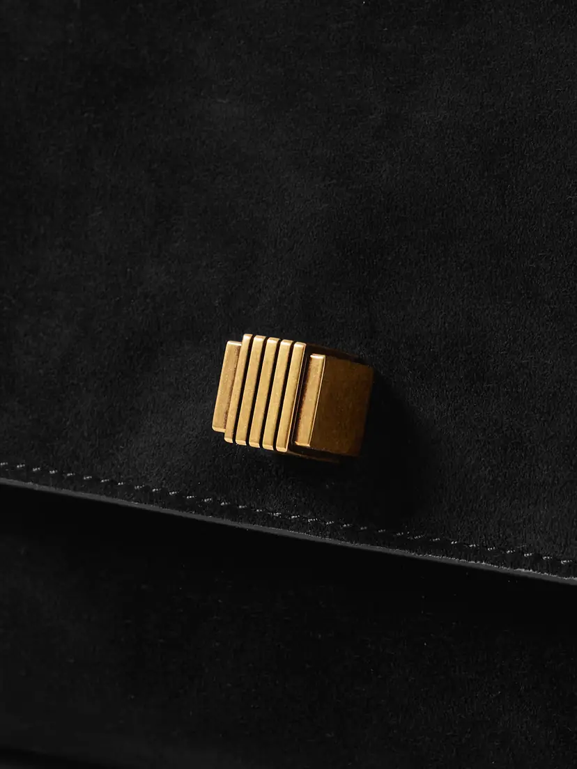 Khaite Audrey Suede Shoulder Bag | Thumbnail 4